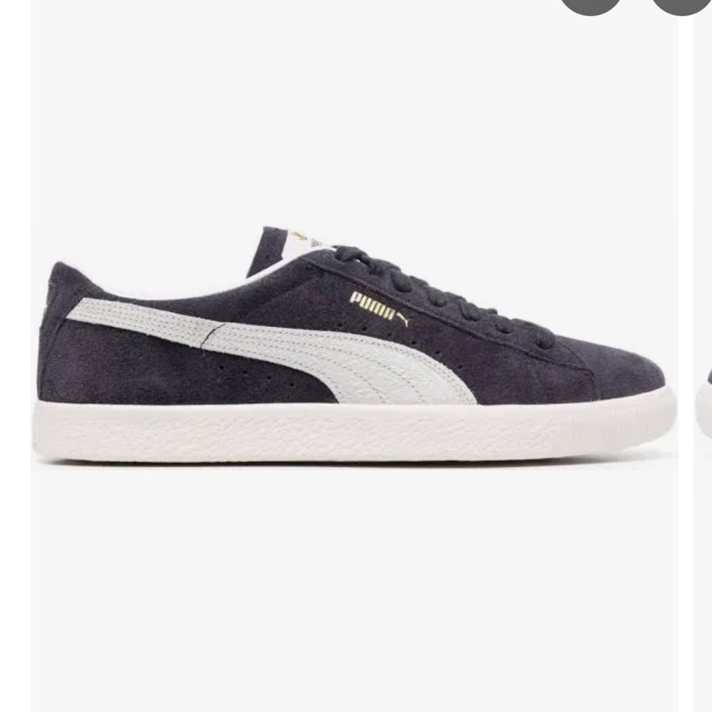 Puma Vintage suede laundry boys Blue and White Sneakers